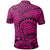 Unisex Polynesian Maori Lauhala Pink Polo Shirt - Polynesian Pride