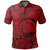 Unisex Polynesian Maori Lauhala Red Polo Shirt - Polynesian Pride