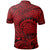 Unisex Polynesian Maori Lauhala Red Polo Shirt - Polynesian Pride