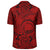 Polynesian Maori Lauhala Red Hawaiian Shirt - Polynesian Pride