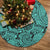 Polynesian Maori Lauhala Turquoise Tree Skirt 85x85 cm Turquoise Tree Skirt - Polynesian Pride