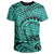 Polynesian Maori Lauhala Turquoise T Shirt - Polynesian Pride