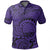 Unisex Polynesian Maori Lauhala Violet Polo Shirt - Polynesian Pride