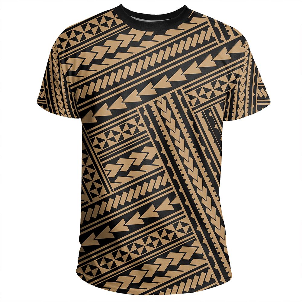 Polynesian Nation Gold T Shirt - Polynesian Pride