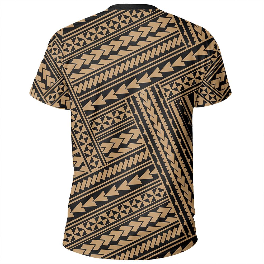 Polynesian Nation Gold T Shirt - Polynesian Pride