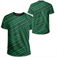 Polynesian Nation Green T Shirt Unisex Polyester - Polynesian Pride