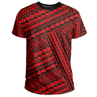 Polynesian Nation Red T Shirt - Polynesian Pride