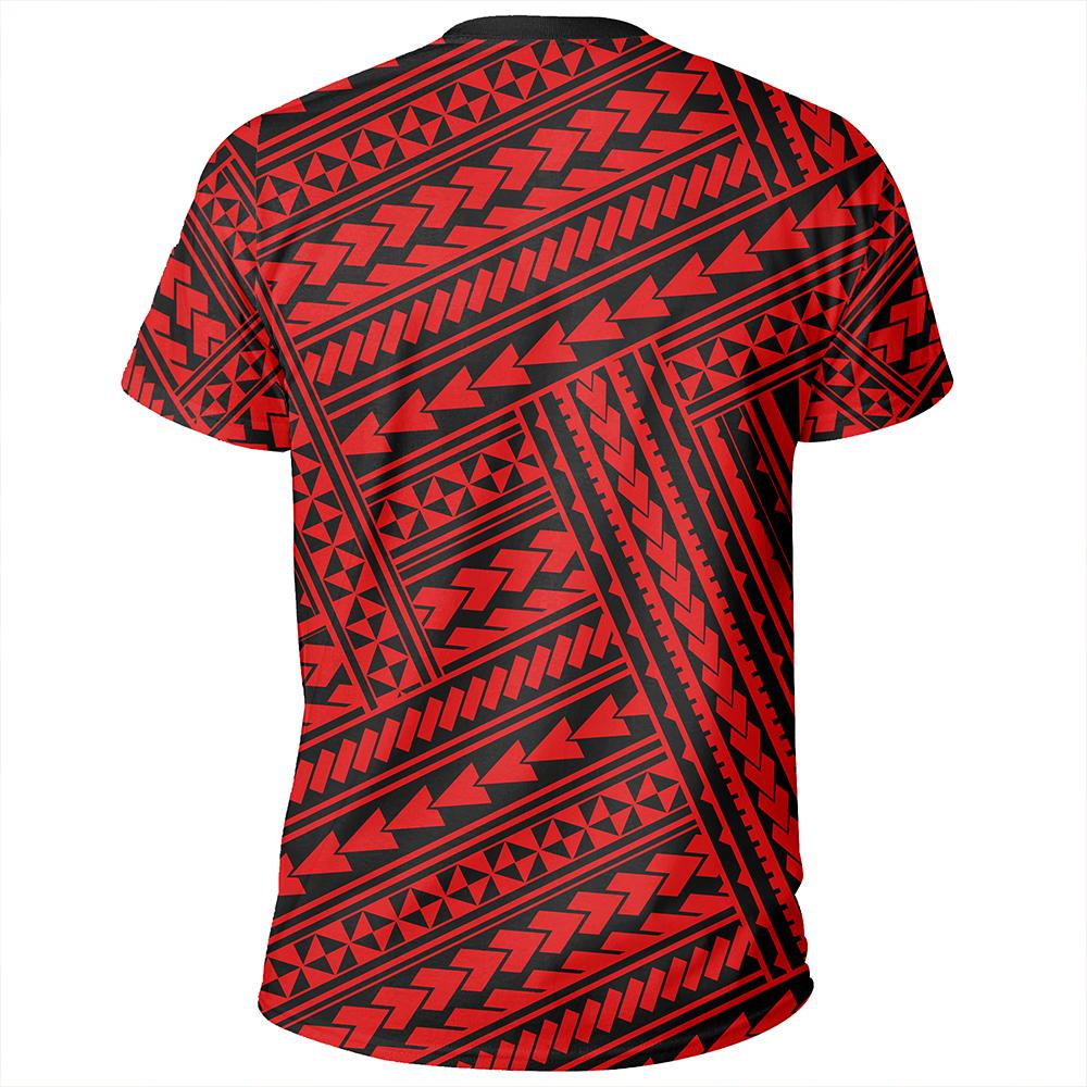 Polynesian Nation Red T Shirt - Polynesian Pride