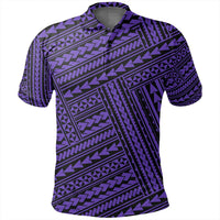 Unisex Polynesian Nation Violet Polo Shirt - Polynesian Pride