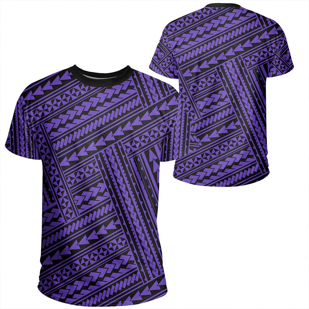Polynesian Nation Violet T Shirt Unisex Polyester - Polynesian Pride
