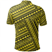 Unisex Polynesian Nation Yellow Polo Shirt - Polynesian Pride