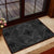 Polynesian Plumeria Mix Gray Black Hawaii Door Mat - Polynesian Pride