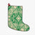 Polynesian Plumeria Mix Green Christmas Stocking - Polynesian Pride