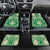 Polynesian Plumeria Mix Green Hawaii Car Floor Mats Green One Size - Polynesian Pride