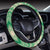 Polynesian Plumeria Mix Green Hawaii Steering Wheel Cover with Elastic Edge - Polynesian Pride