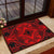 Polynesian Plumeria Mix Red Black Hawaii Door Mat - Polynesian Pride