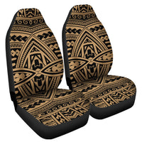 Polynesian Seamless Gold Car Seat Cover Universal Fit Gold - Polynesian Pride
