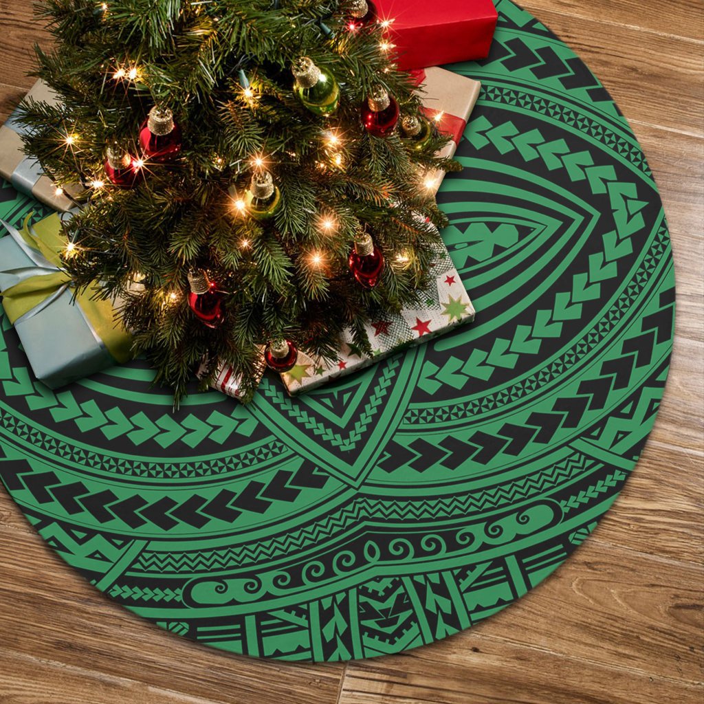 Polynesian Seamless Green Tree Skirt 85x85 cm Green Tree Skirt - Polynesian Pride