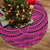 Polynesian Seamless Pink Tree Skirt 85x85 cm Pink Tree Skirt - Polynesian Pride