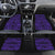 Polynesian Seamless Violet Hawaii Car Floor Mats White One Size - Polynesian Pride