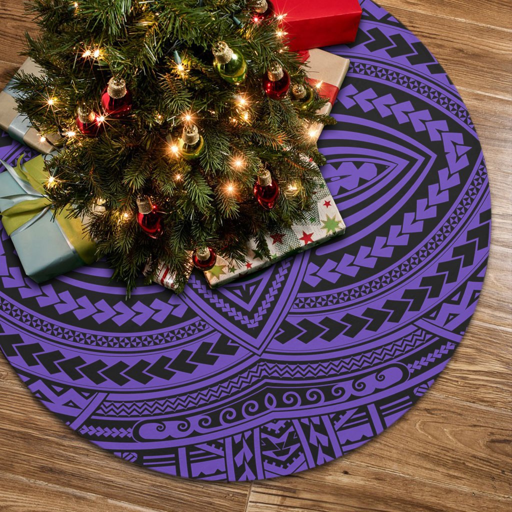 Polynesian Seamless Violet Tree Skirt 85x85 cm Violet Tree Skirt - Polynesian Pride