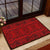 Polynesian Symmetry Red Hawaii Door Mat - Polynesian Pride