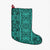 Polynesian Symmetry Turquoise Christmas Stocking - Polynesian Pride