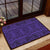 Polynesian Symmetry Violet Hawaii Door Mat - Polynesian Pride