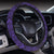 Polynesian Symmetry Violet Hawaii Steering Wheel Cover with Elastic Edge - Polynesian Pride