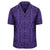 Polynesian Symmetry Violet Hawaiian Shirt - Polynesian Pride