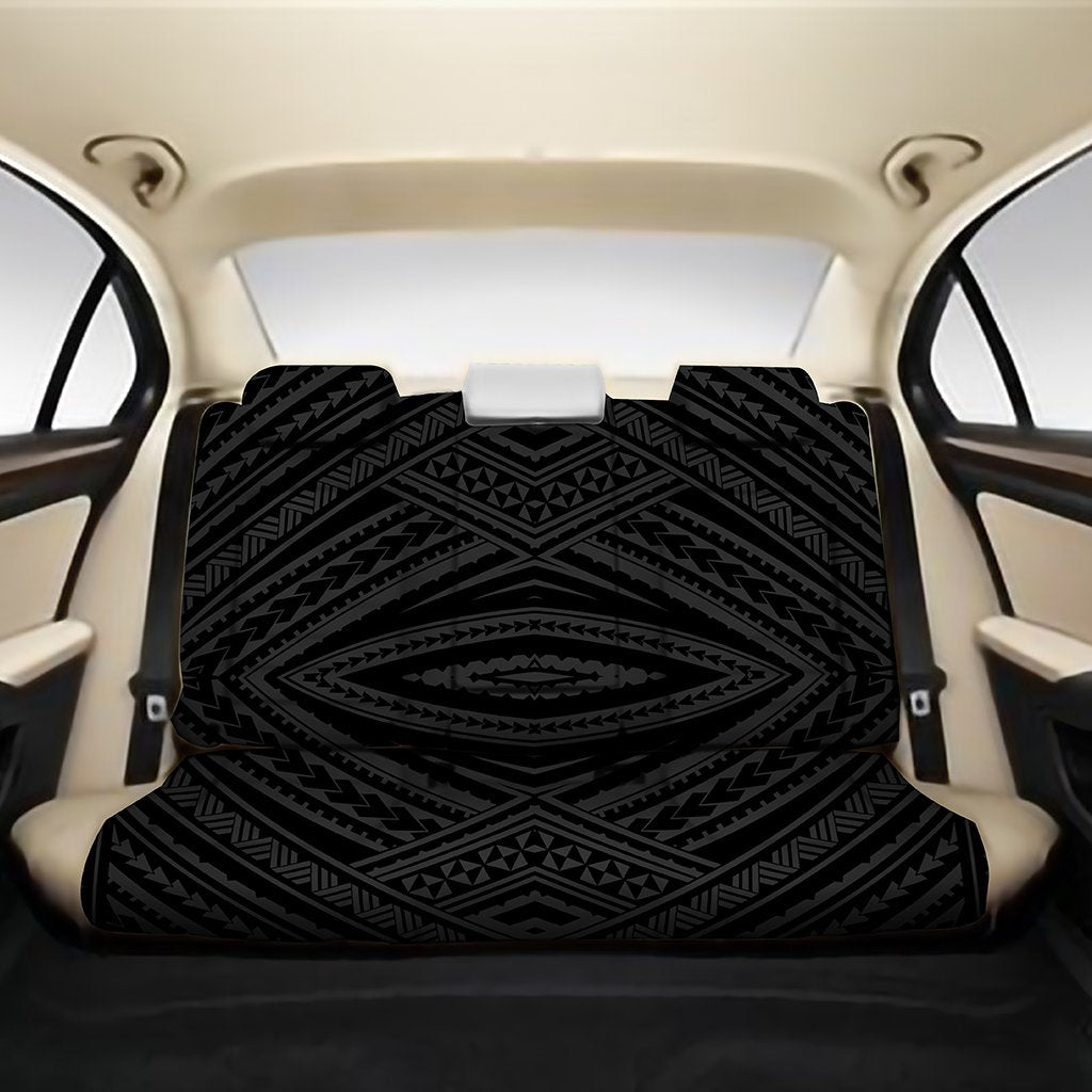 Polynesian Tatau Gray Back Seat Cover One Size Gray Back Car Seat Covers - Polynesian Pride