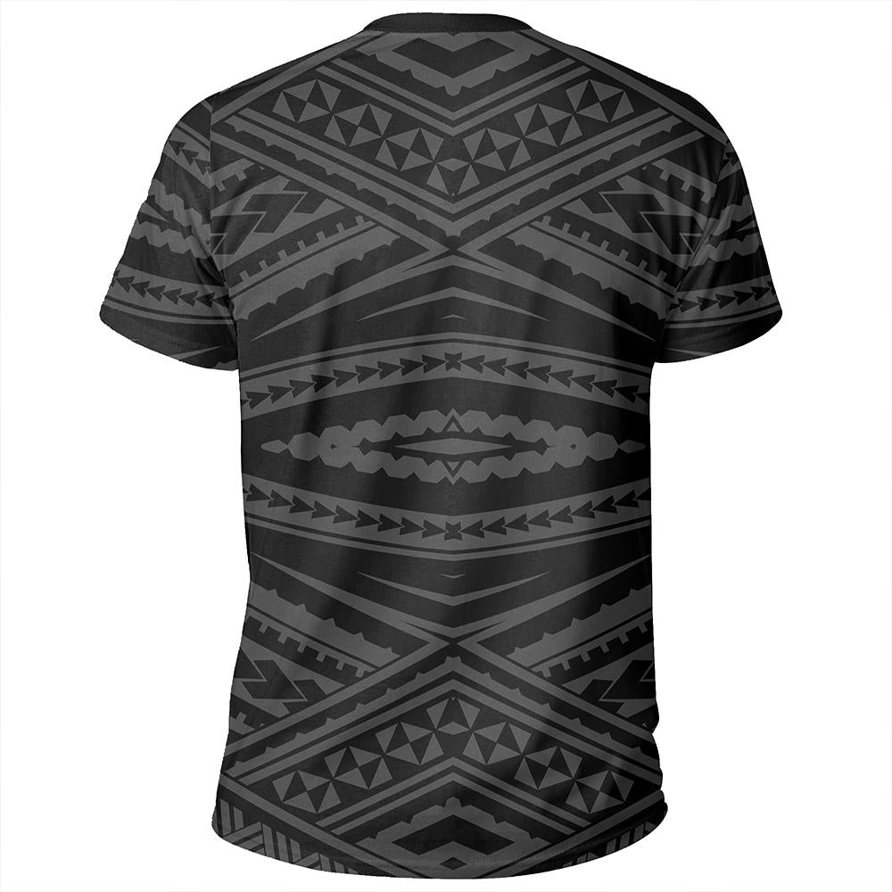 Polynesian Tatau Gray T Shirt - Polynesian Pride