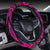 Polynesian Tatau Pink Hawaii Steering Wheel Cover with Elastic Edge - Polynesian Pride