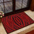 Polynesian Tatau Red Hawaii Door Mat - Polynesian Pride