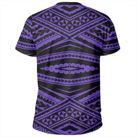 Polynesian Tatau Violet T Shirt - Polynesian Pride