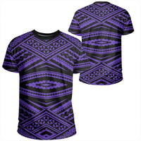 Polynesian Tatau Violet T Shirt Unisex Polyester - Polynesian Pride