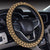 Polynesian Tattoo Tribal Gold Hawaii Steering Wheel Cover with Elastic Edge - Polynesian Pride