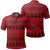 Unisex Polynesian Tattoo Tribal Red Polo Shirt Unisex Art - Polynesian Pride