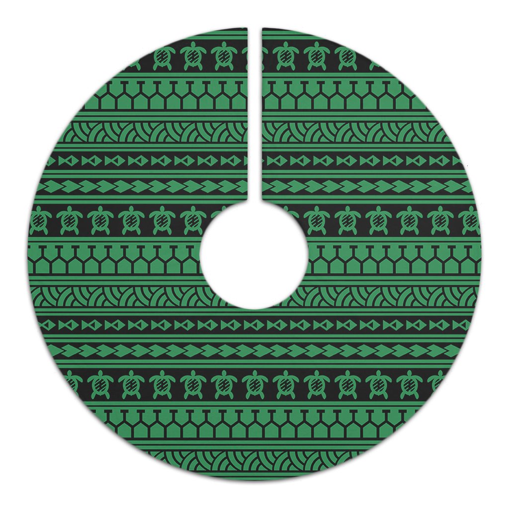 Polynesian Tattoo tribal Green Tree Skirt - Polynesian Pride