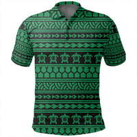 Unisex Polynesian Tattoo tribal Green Polo Shirt - Polynesian Pride