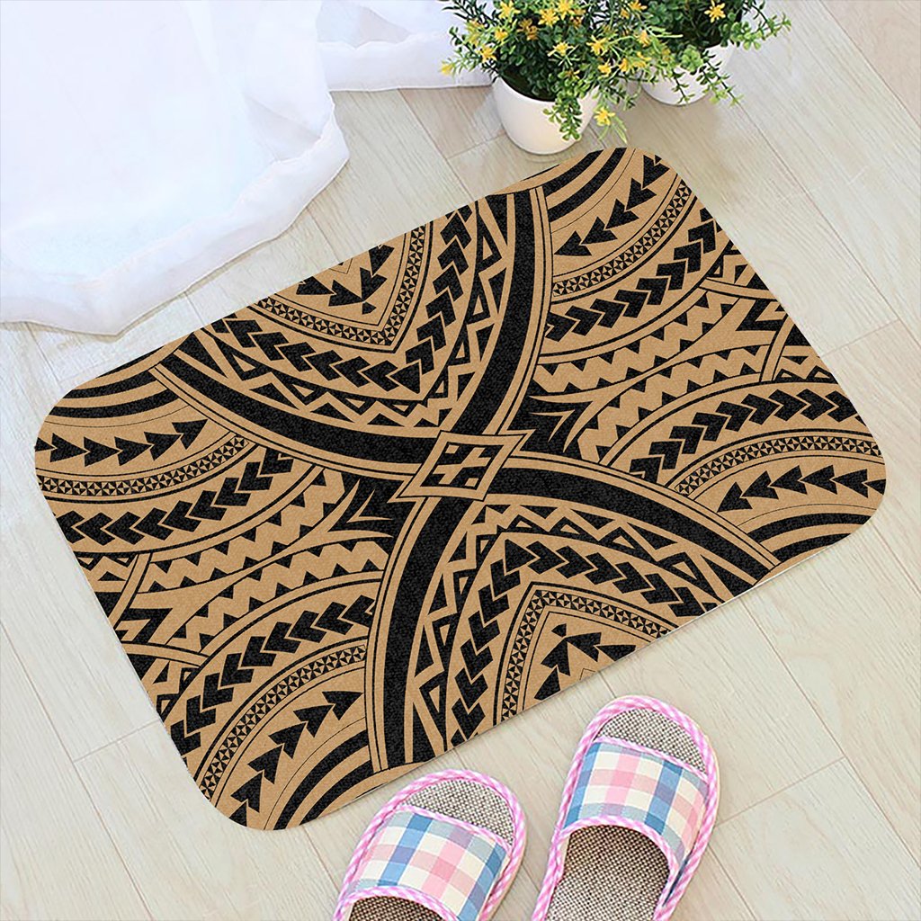 Polynesian Tradition Gold Hawaii Door Mat Door Mat Gold - Polynesian Pride