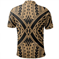 Unisex Polynesian Tradition Gold Polo Shirt - Polynesian Pride