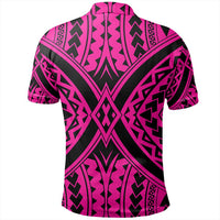 Unisex Polynesian Tradition Pink Polo Shirt - Polynesian Pride