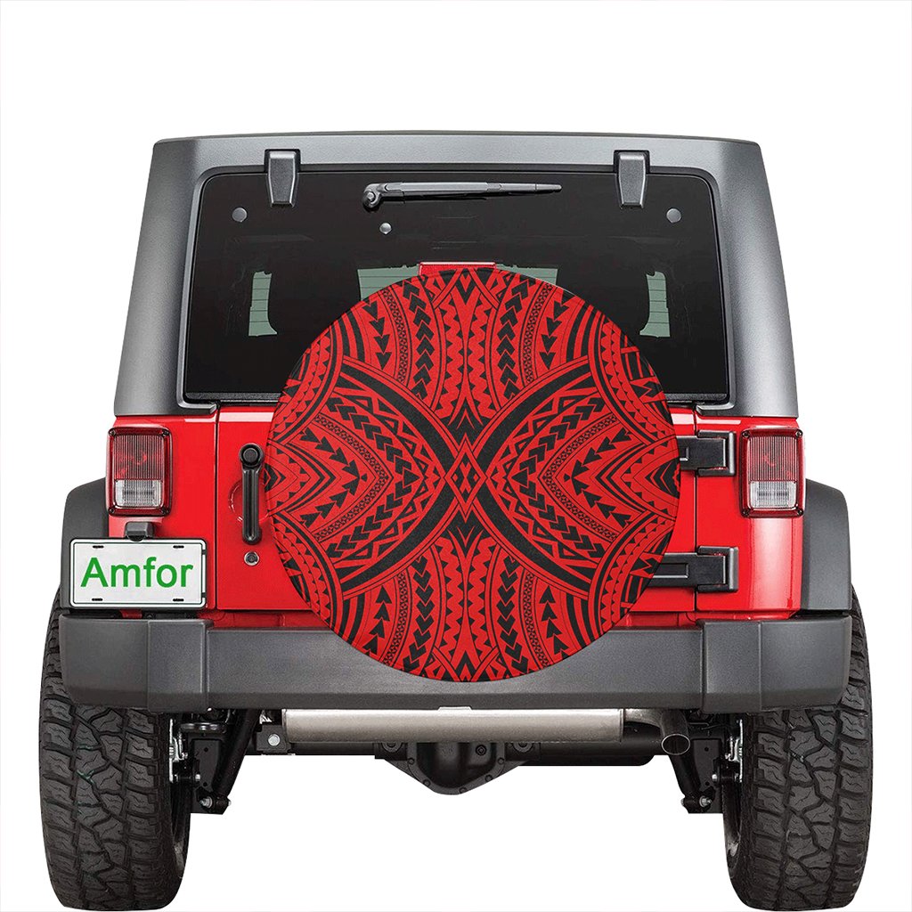 Polynesian Tradition Red Hawaii Spare Tire Cover - Polynesian Pride