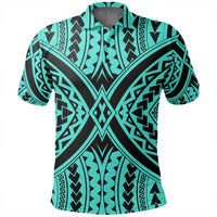 Unisex Polynesian Tradition Turquoise Polo Shirt - Polynesian Pride