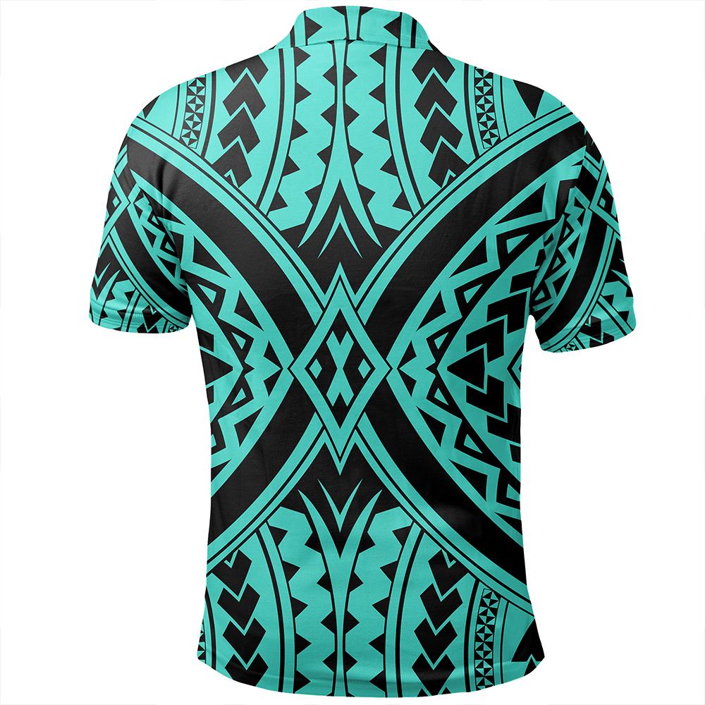 Unisex Polynesian Tradition Turquoise Polo Shirt - Polynesian Pride