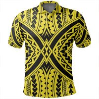 Unisex Polynesian Tradition Yellow Polo Shirt - Polynesian Pride