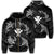 Polynesian Turtle Hammerhead Shark Ray Kanaka Hawaii Zip Hoodie Circle Unisex Art - Polynesian Pride