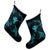 Polynesian Turtle Hammerhead Shark Ray Kanaka Hawaii Christmas Stocking Circle Blue - AH - Polynesian Pride