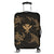 Polynesian Turtle Hammerhead Shark Ray Kanaka Hawaii Luggage Covers Circle Gold - AH Black - Polynesian Pride